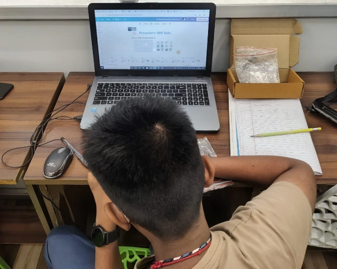 Exor STEM Labs offers hands-on training in electronics and circuit design, covering fundamentals of components, circuit analysis, PCB basics, sensors, and embedded systems.
