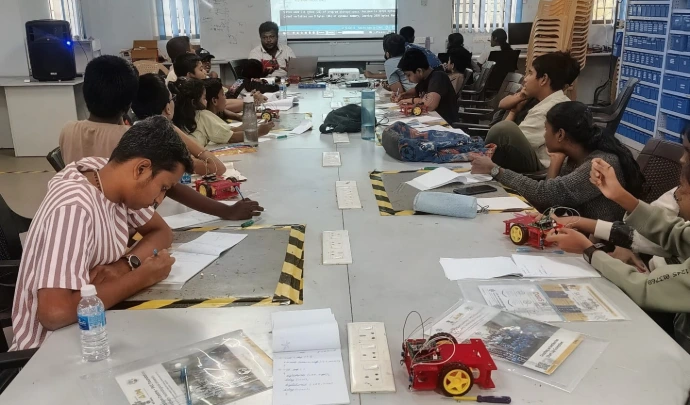Exor STEM Labs is a STEM (Science, Technology, Engineering, and Mathematics) learning and innovation platform based in Puducherry. It focuses on providing hands-on training and practical education for students in emerging technologies.